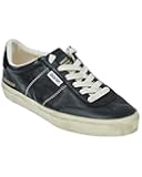 Soul Star Leather Sneaker, 38 Black