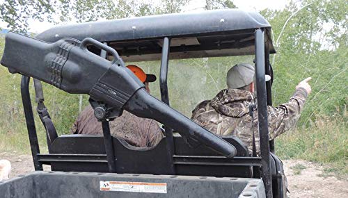 UTV Gun Scabbard Carrier Scabbard Mount is Solid and Simple to Install. RCM-3009B Perfect for Utility Vehicles Such as Polaris, Yamaha, Honda, Can Am, Kawasaki and More!