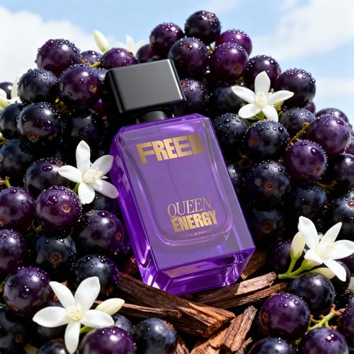 Image of FREED Queen Energy Eau De Parfum for Women | Royal Luxury Perfume with Black Currant, Vanilla & Cashmeran | Long Lasting Smell | Premium Gifts for Woman | 80 ml