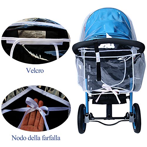 Traspirante Parapioggia Universale per Passeggino