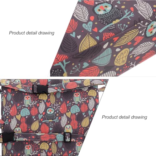 Almohadilla para silla lavable con correas Yardwe de poliester para comedor 4
