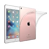 iCoverCase for iPad Pro 12.9 (2015/2017) Case, Ultra-Thin Silicone Back Cover Clear Plain Soft TPU Gel Rubber Skin Case Protector Shell for iPad Pro 12.9 Inch (2015/2017) (Clear)
