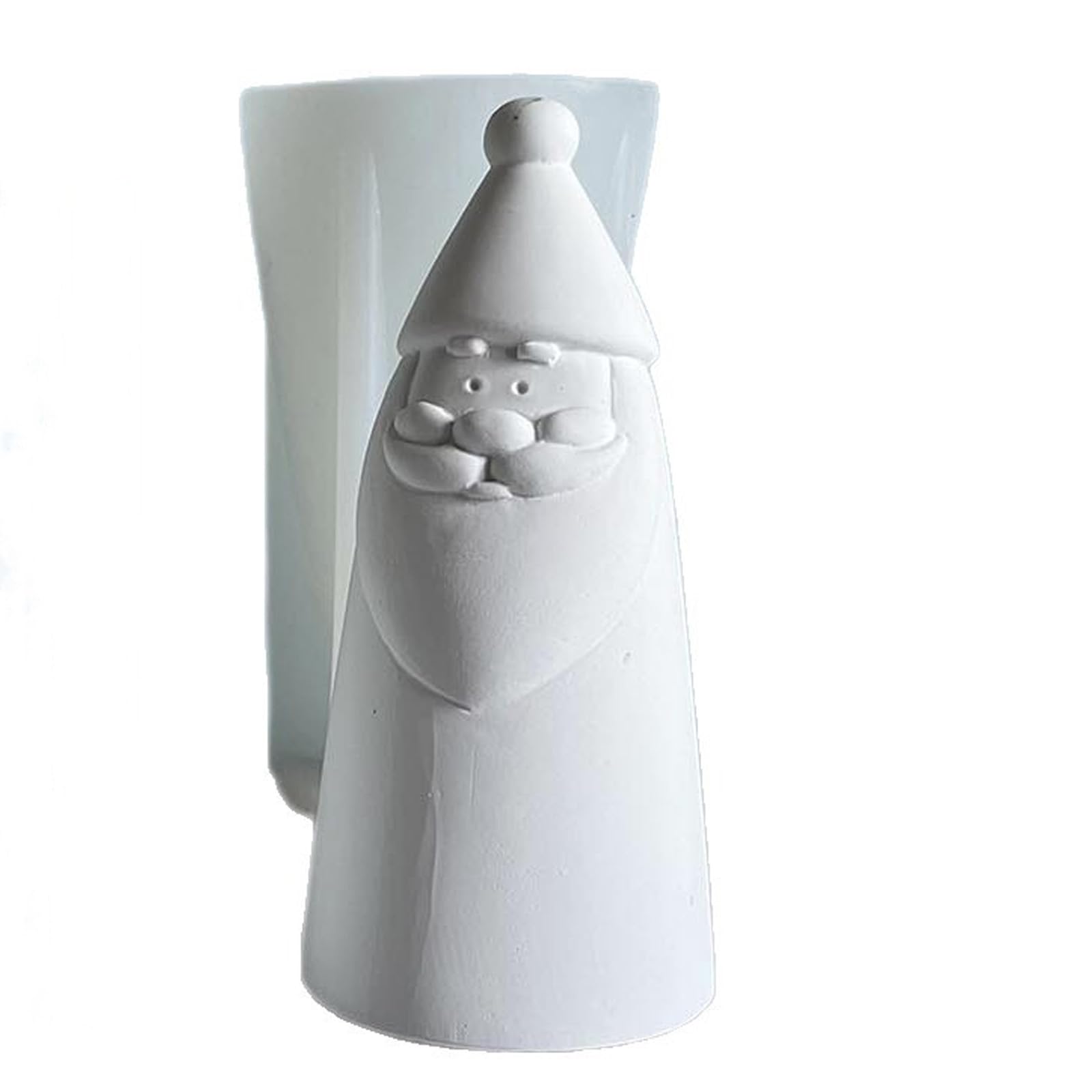 Kalttoy Santa Statue Silicone Molds for Epoxy Resin Making Soap Candy Fondant Molds Chocolate for Baking Santa and Tree Silicone