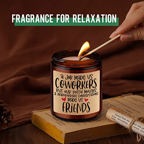 Gspy Coworker Gifts, Gifts For Friends, Coworker Leaving Gifts For Women, Men, Funny Birthday Gifts For Women, Work Bestie, Friend Gifts, Best Friend Candle - Friendship, Going Away Gift For Coworker #TOP3