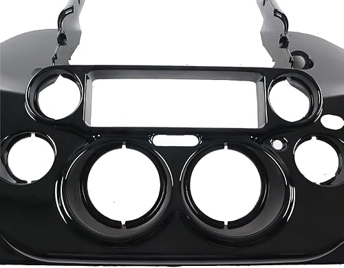 Miniatura 7 de Carenado interior de murciélago delantero de efecto carbono compatible con Harley Touring 1996-2013 Street Glide Electra Glide FLHT FLHTC