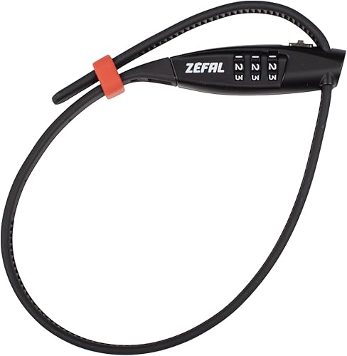 ZEFAL Candado K-TRAZ ZIP3 Cable Negro 450MM