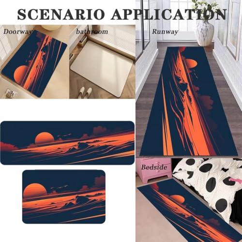 Alfombras de cocina lavables ideales para pasillos comedores y zonas de lavandería Moon 3