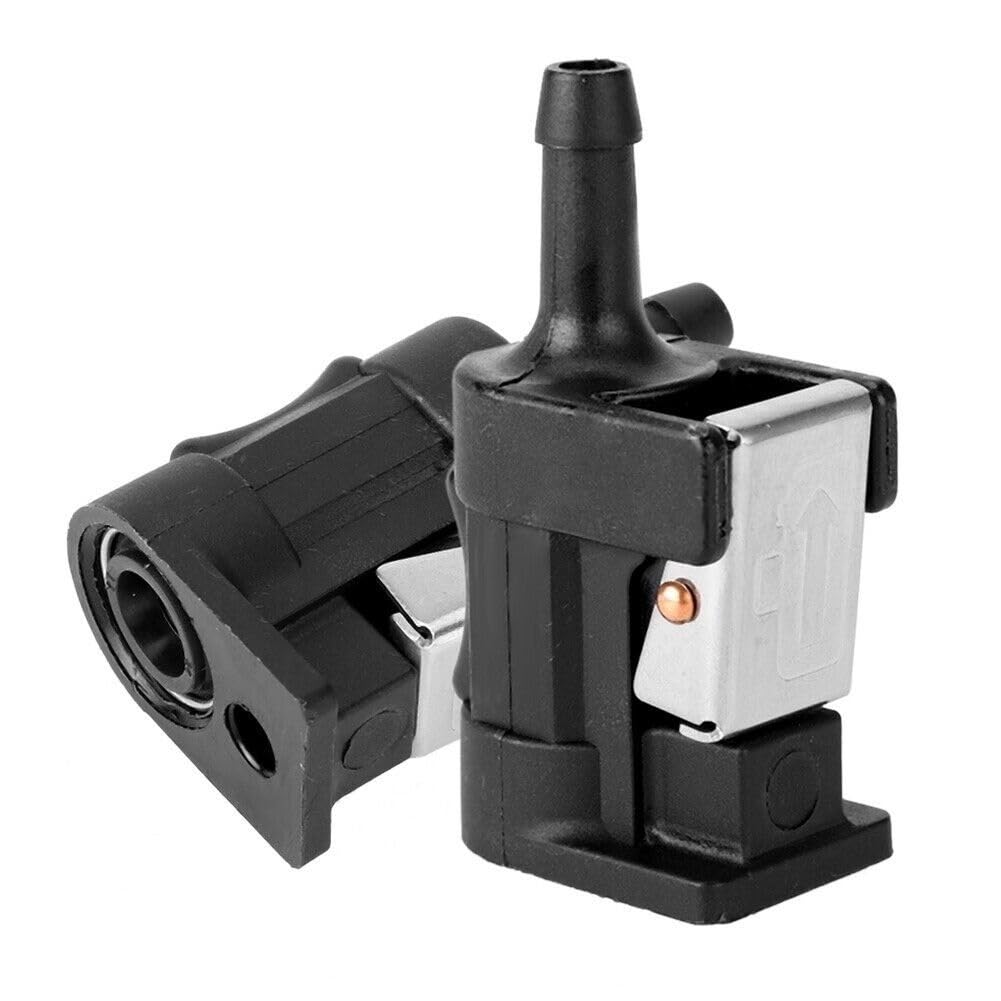 Parti marine 6G1-24304-10 2 pz 6mm Connettore della linea del carburante Raccordi per tubi adatti per tubo serbatoio motore fuoribordo Yamaha 6Y1-24305-06