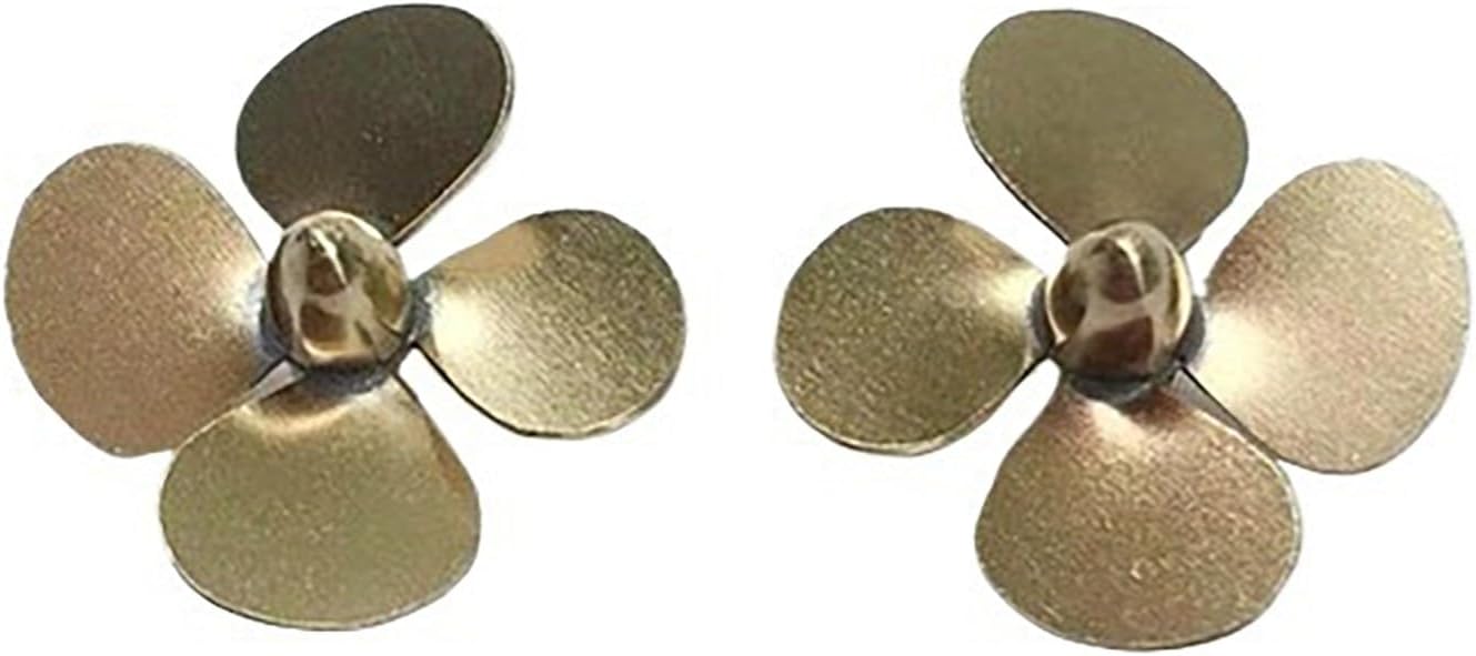 RC Boat Model 19mm Brass 4-Blade Propeller for RC Model Boats Precision Marine Upgrade
