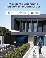 Reolink 12MP Überwachungskamera Set Aussen, 4X PoE IP Kamera Outdoor Innen, Spotlights, Personen-/Fahrzeugerkennung, 2-Wege-Audio, 24/7 Aufnahme, Farb-/IR-Nachtsicht, 8CH 2TB HDD NVR, RLK8-1200B4-A – Ansicht 3