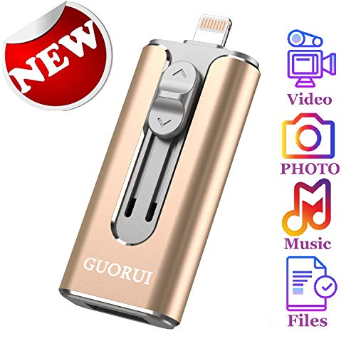 Photo Stick Mobile for iPhone USB Flash Drive 256GB GUORUI USB Memory Stick