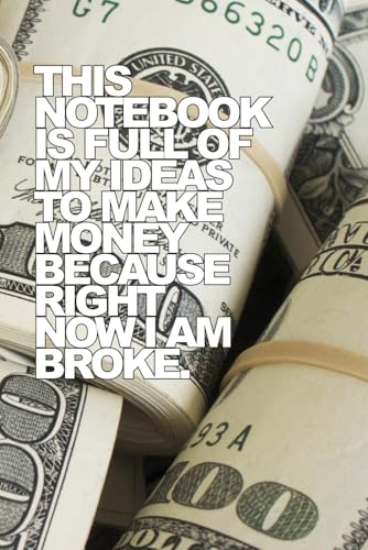 Business Ideas Notebook: Journal for plans to make money or start a business