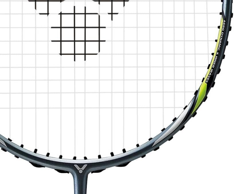 Miniatura 2 de Victor DX-LF60 Drive X - Raqueta de bádminton Light Fighter 60 (amarillo neón) (6UG5) (preencordada)