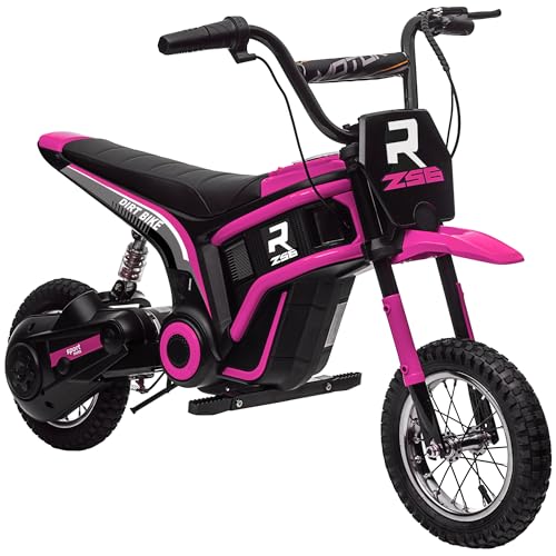 Aosom 24V Electric Dirt Bike Pink
