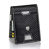 𝐃Ü𝐍𝐍 𝐔𝐍𝐃 𝐊𝐎𝐌𝐏𝐀𝐊𝐓 - Unsere kleine Geldbörse bietet trotz Maße von 11.49 x 8.29 x 1.49 cm 9 Kartenfächer für Dokumente, Bankkarten, und Kreditkarten! Wenn es mal schnell gehen muss, ermöglicht das außen Schiebefach einen schnellen Zugang zu häufig genutzten Karten!