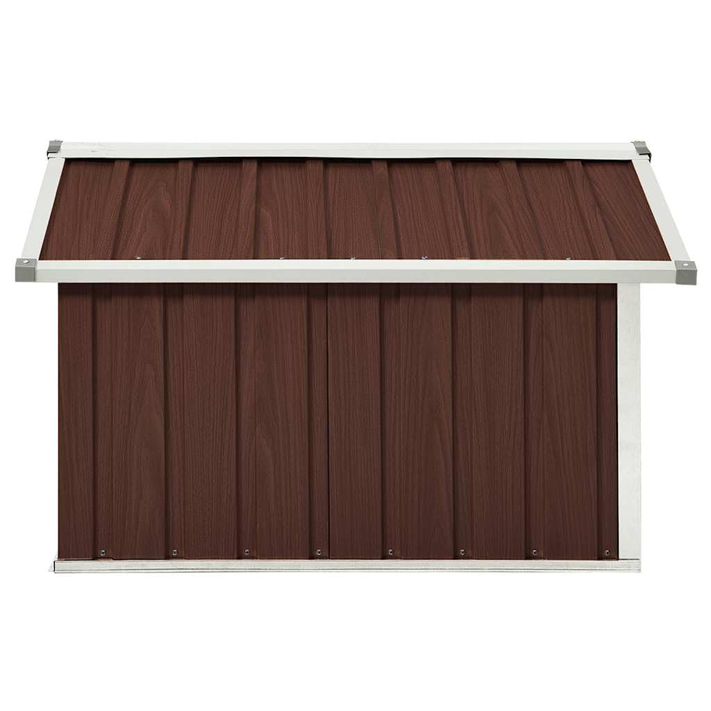 Genérico Cobertizo para cortacésped Acero galvanizado marrón 92x97x63 cm,Casa y jardín,Jardín,Artículos de Exterior,Estructuras de Exteriores,Cobertizos-150910