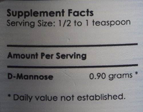 Now New Uti-Slip D Mannose Non Gmo Organic Source Powder 65G Jar #TOP6
