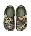 Crocs Unisex-Child Classic Camo Clogs (Toddler) Army Green Multi 10 Medium