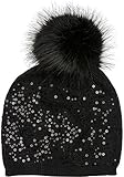 El color del pompón de piel va a juego con el color del gorro / Pompón de piel de 100 % piel artificial (poliéster)