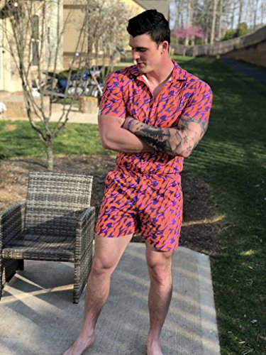 Zesties Male Romper (XL, Fire)