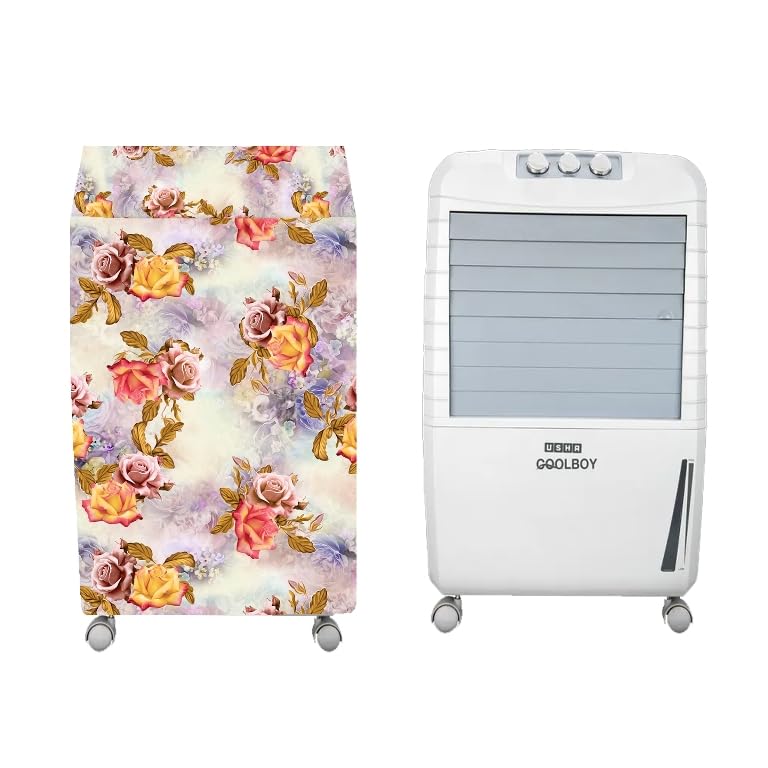 Image of Cooler Cover Compatible for USHA Cool Boy Mini 35-litres Personal Air Cooler Waterproof, Dustproof, Size (LXBXH) 48X46X68 Cm, Gold.