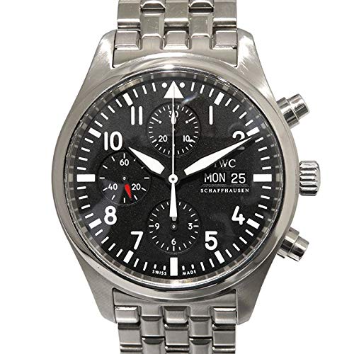 [アイダブリューシー] IWC 腕時計 IW371704 パイロットウォッチ クロノグラフ SSブレス ブラック 6気圧防水 [中古品] [並行輸入品]