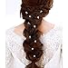 20PCS Fashion Bridal Wedding Prom White Pearl Silver Hair Pins Clips Barrette Hairpins Hair Style Accessories