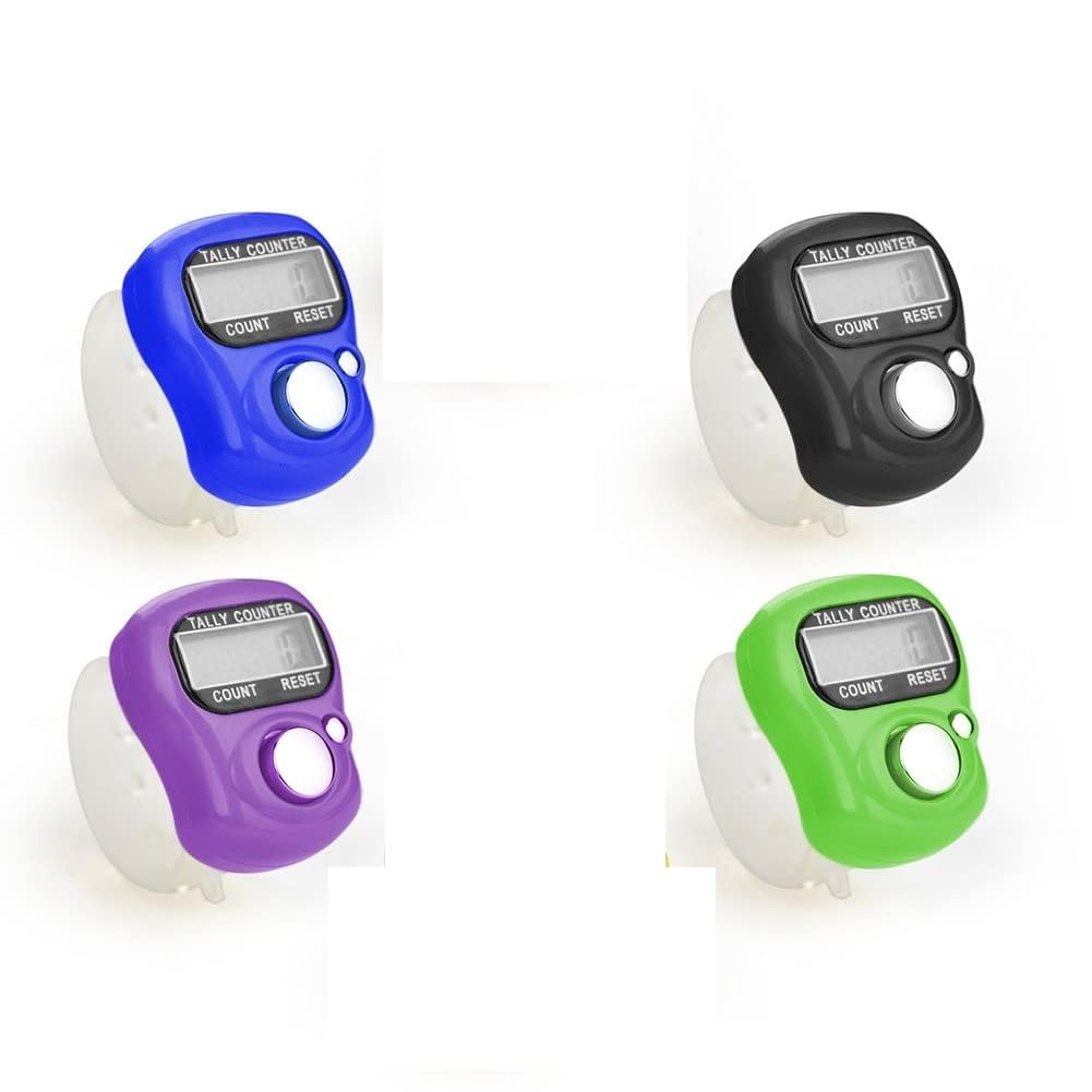 Birthday Party Return Gift Multiuse Finger Counter Portable Hand Finger Counting Machine Ideas Bulk for Kids Children Boys Girls Bags Cradle cermony Baby Naming Set of 4