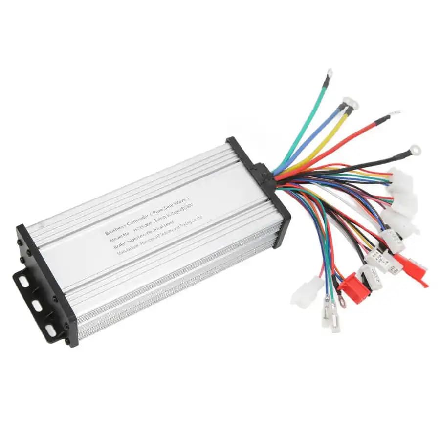 Kontroler hulajnogi elektrycznej, bezszczotkowy kontroler fali sinusoidalnej 48 V, 60 V, 72 V, 600 W, 800 W, 1500 W, do roweru elektrycznego/trójkołowego/skutera do silnika Brushl