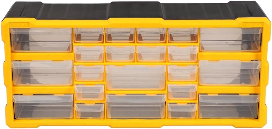 Alkon Component Organiser with Drawers (ACO22) Small Parts Storage | Jewellery | Pharmacy | Shop | Medicine | Nuts | Screws | Bolts | DIY | Clinic | Hospital | Multiple Drawers-22 Drawers