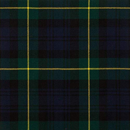 Tissu Gordon moyen 13 oz au mètre coupon tartan écossais d'ameublement