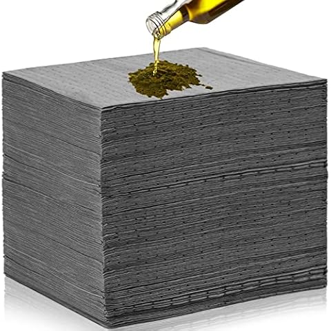 100 Pcs Oil Absorbent Pads for Garage Accessories Cover