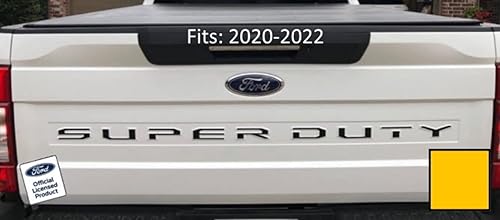 Miniatura 2 de Decal Mods Calcomanías superpuestas de letras para portón trasero de alta resistencia 2020-2022 (delgadas) compatibles con Ford F250 F350 F450