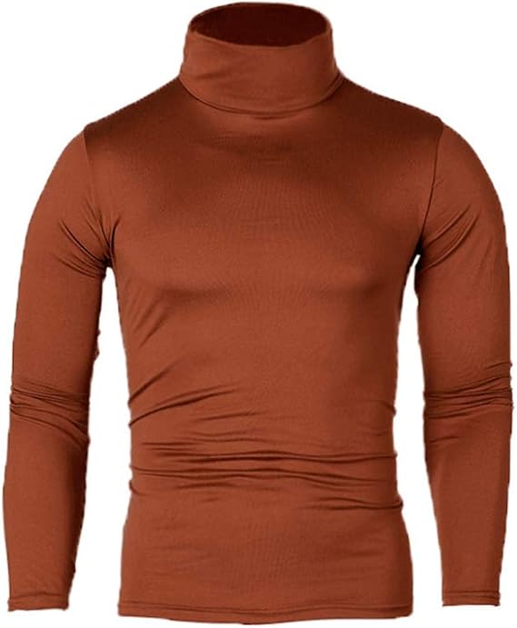 Amazon Uniqstore メンズ セーター タートルネック 無地 カジュアル 長袖 スリムフィット 伸縮性 ニットセーター 柔らかい おしゃれ 人気 プルオーバー シンプル 基本デザイン 秋冬セーター 日常着 セーター 通販