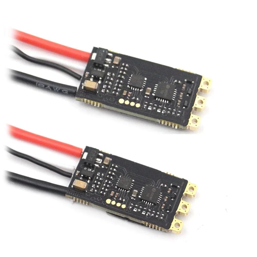 BLHeli S 2-6S Lipo 45A ESC Spazzole LED RGB Programmabile Integrato D-Shot 150/300/600 ONESHOT125 per Accessori di Ricambio Drone RC FPV