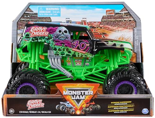 Monster Jam, Grave Digger Monster Truck, detailreiches...