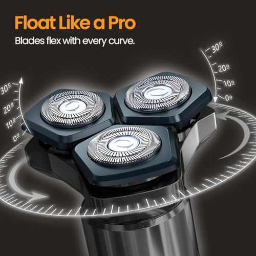 Image of Airluxe ShaveMate Electric Shaver for men use with or without foam Rechargeable Beard Razor Machine for Clean Shaving Professional Grooming 1 year replacement warranty