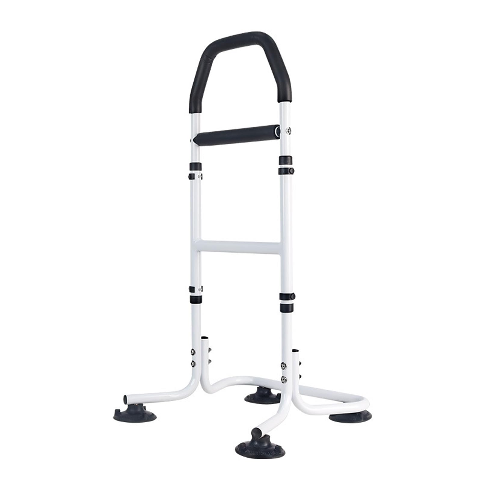 Ayudas de pie de altura ajustable para ancianos, ayuda antideslizante para caminar con soporte de carga grueso para cama, sofá, inodoro, ayuda a la movilidad (color: B)