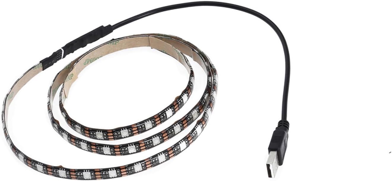 NUOBESTY 1m Flexible Rope Light USB Powered Waterproof LED Strip Light Xmas