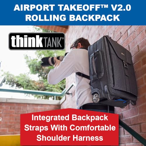 Bolsa de cámara rodante Think Tank Airport TakeOff V2 negra miniatura 5
