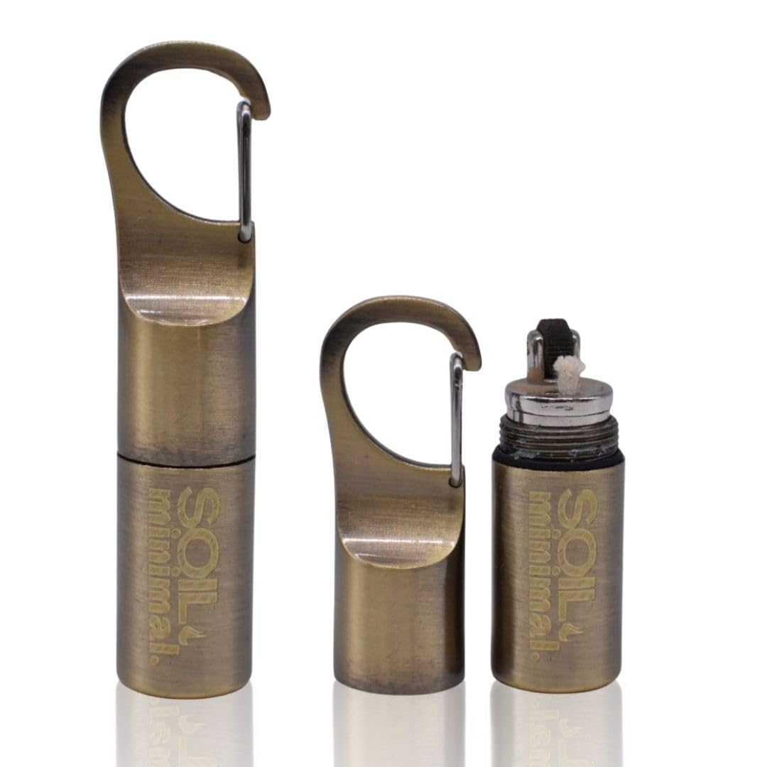 SOIL minimal.（ソイルミニマル ）HOPE Lighter Gold ホープ ライター ゴールド オイルライター キャンプ アウトドア ブッシュクラフト
