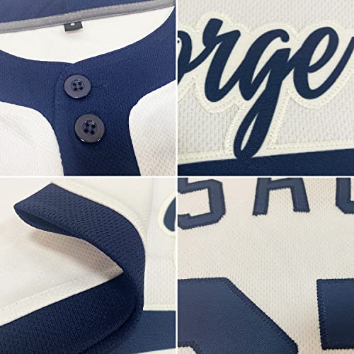 Fanscustom Custom Pinstripes Softball Jerseys Personalized Two Button Shirts Stitched Name Number Team Practice Uniforms miniatura 4