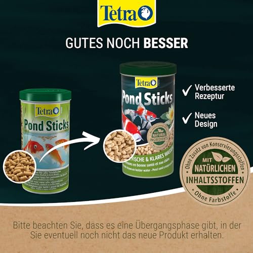 Teichfutter Tetra Pond Sticks für Teichfische, 7 L Beutel