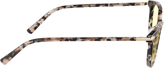 Gunnar Ingrid Women's Computer Glasses Pink Flower Amber Lens