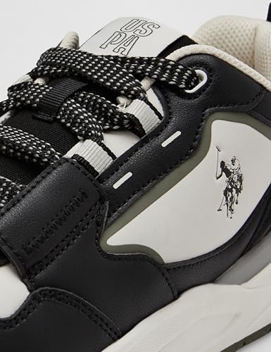 Image of U.S. Polo Assn. Mens Vander|Black Stylish Casual Sneaker Shoes for Man