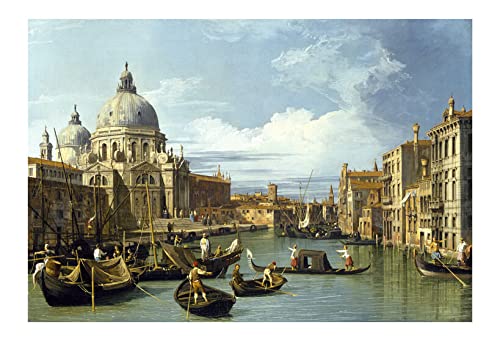 Grand Canal de Venise par Canaletto impression d'art pour salon élégant