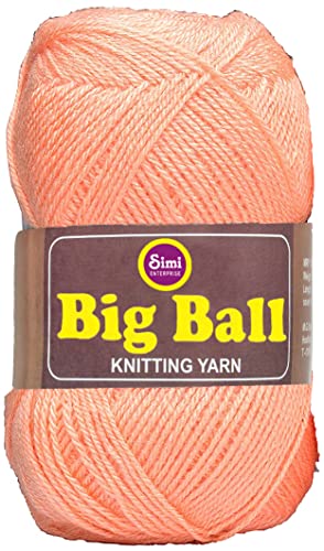 Image of Big Ball Baba (600 gm) Wool Ball Hand Knitting Wool /Art Craft Soft Fingering Crochet Hook Yarn, Needle Knitting Yarn Thread dye MG STH