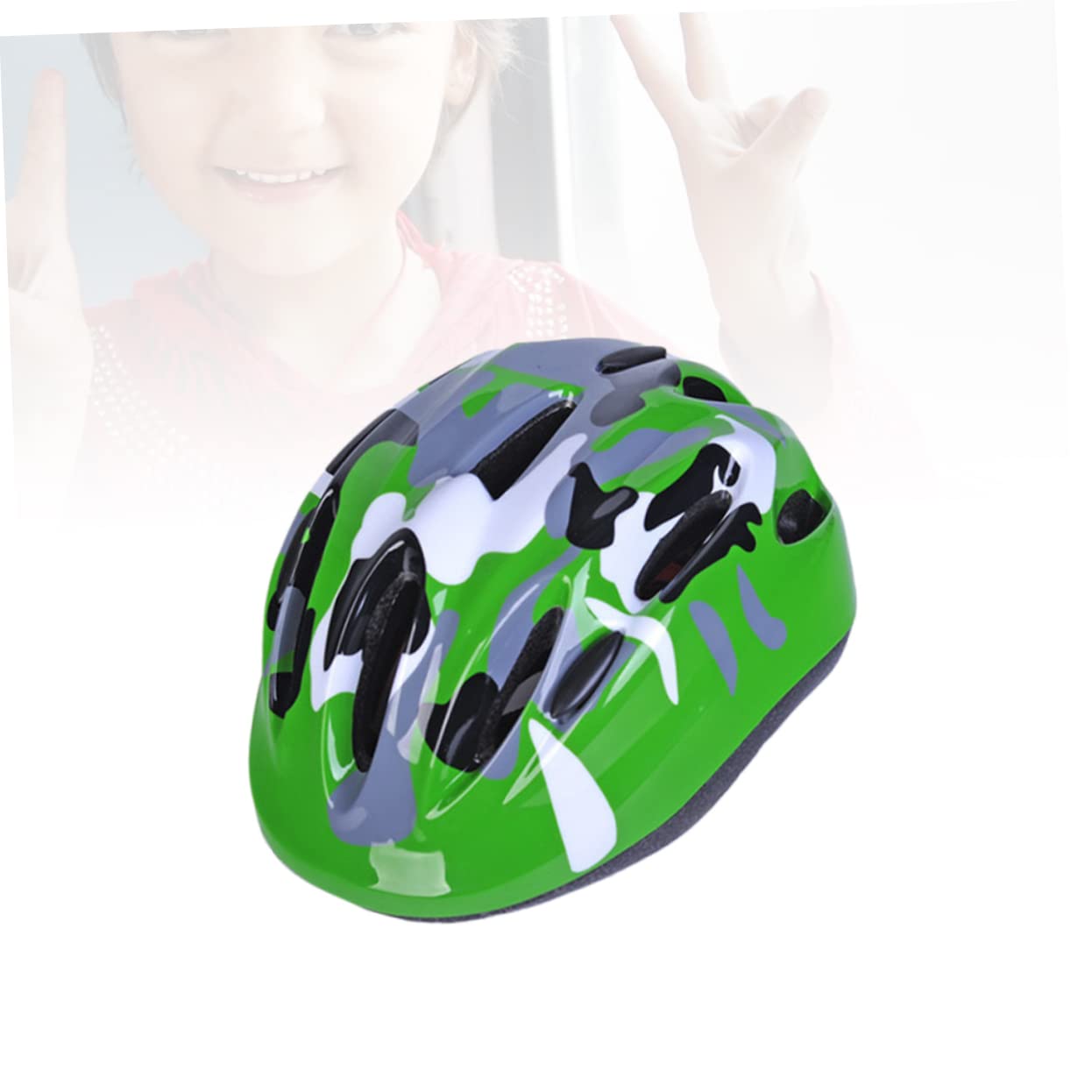 SOLUSTRE 2 Pièces Casques de vélo pour Enfants Casque Roller Skating Cyclisme de vélo Enfant