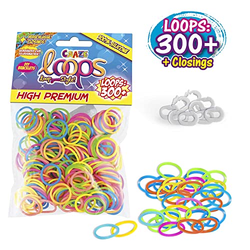 Craze Loops, 50850, Anelli in silicone al 100%