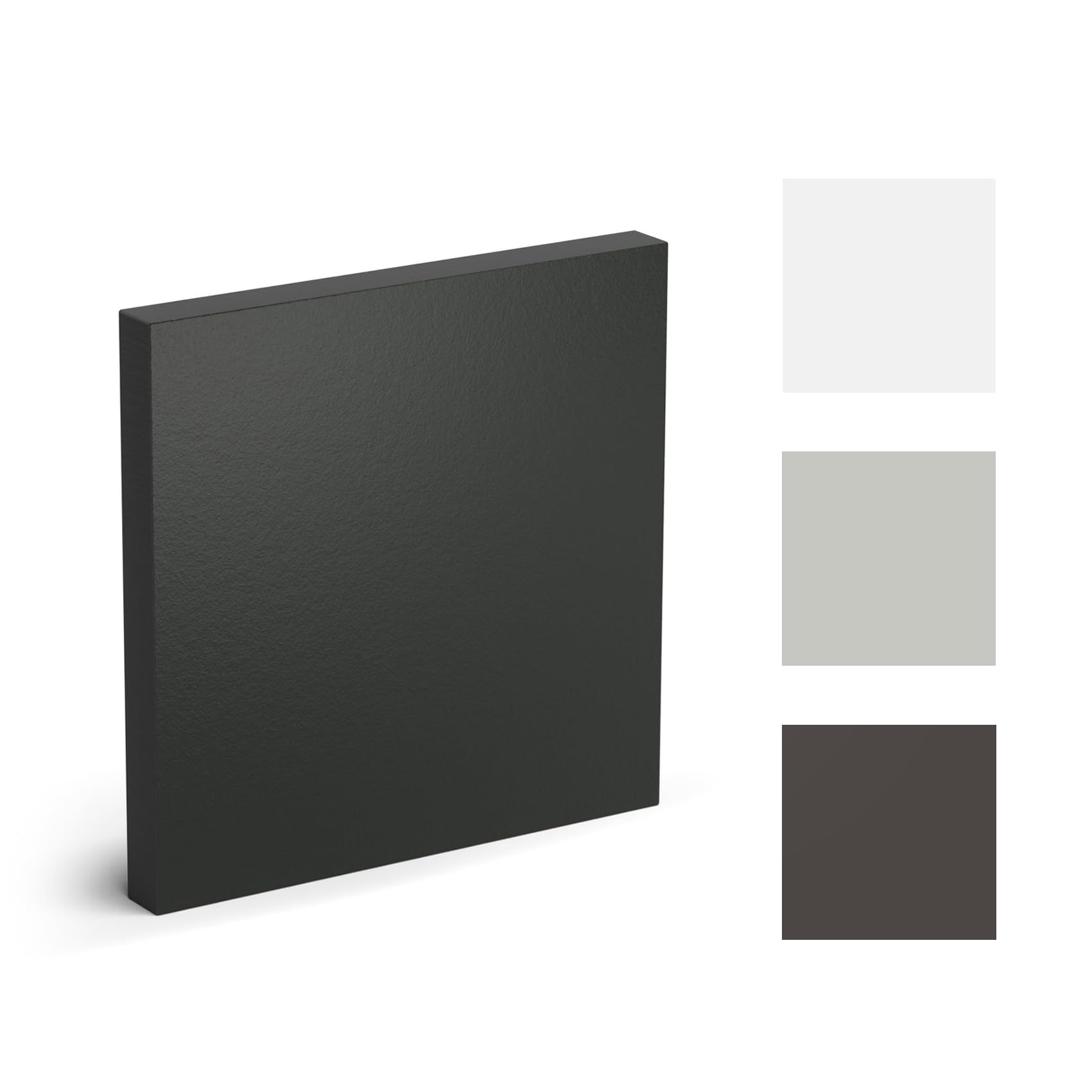 Platten HPL 95x45 cm - 10 mm dick (Schwarz), langlebig,Solide, feuchtigkeitsbeständig, Vollkernplatten, Badezimmerarbeitsplatte, Arbeitsplatte